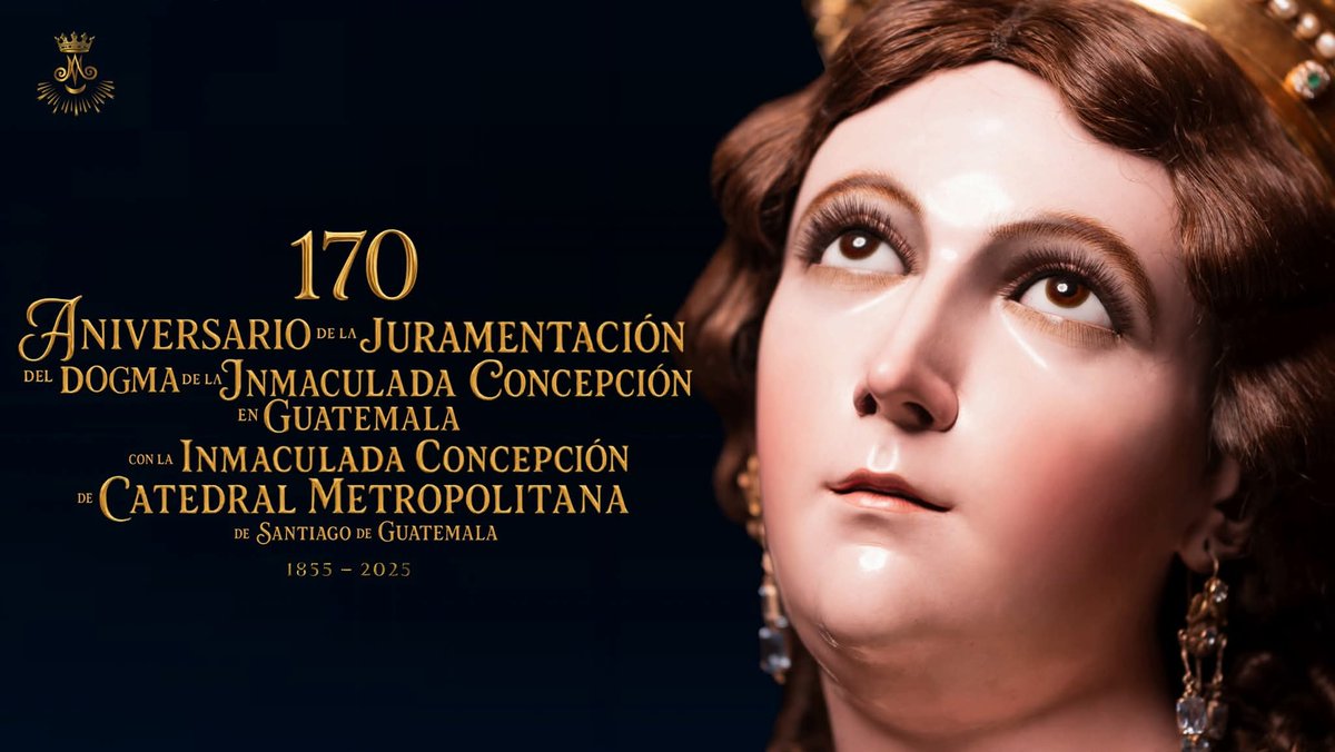 🩵EXPOSICIÓN CATEDRAL METROPOLITANA RELICARIO MARIANO. 

170 aniversario de la Juramentación del Dogma de Inmaculada Concepción en Guatemala.

Abierta a partir del 27 de Junio
Horario: De 9:00 a 13:00 hrs y 14:00 a 17:00 hrs.

#inmaculadaconcepcion 
#catedralmetropolitana