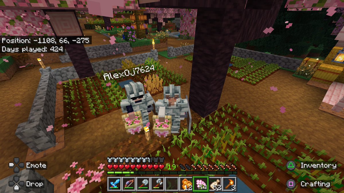 hellodorii420's tweet photo. love my minecraft world 😭 https://t.co/etzCsnb17Z