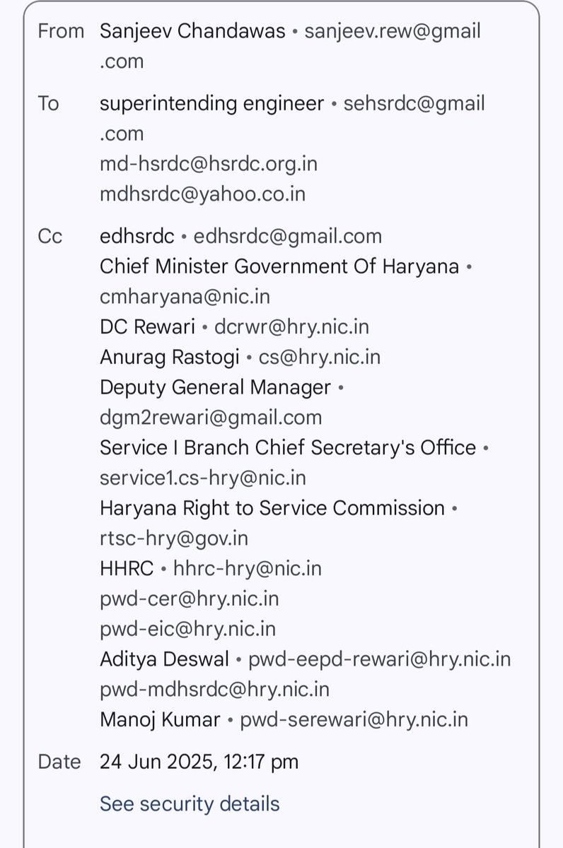 Sanjeev Chandawas tweet media