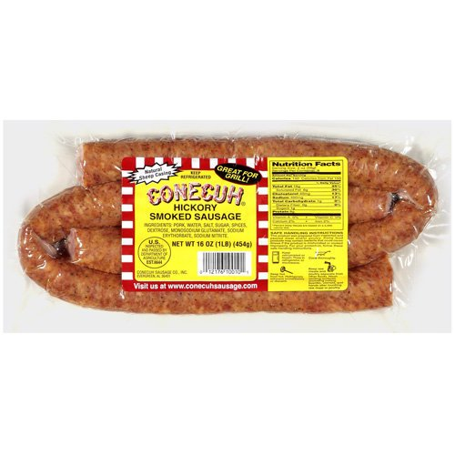 This is some of the best stuff on earth and available at CONNER'S SUPERMARKET in Buxton! <a href="/ConecuhSausage/">Conecuh Sausage</a>