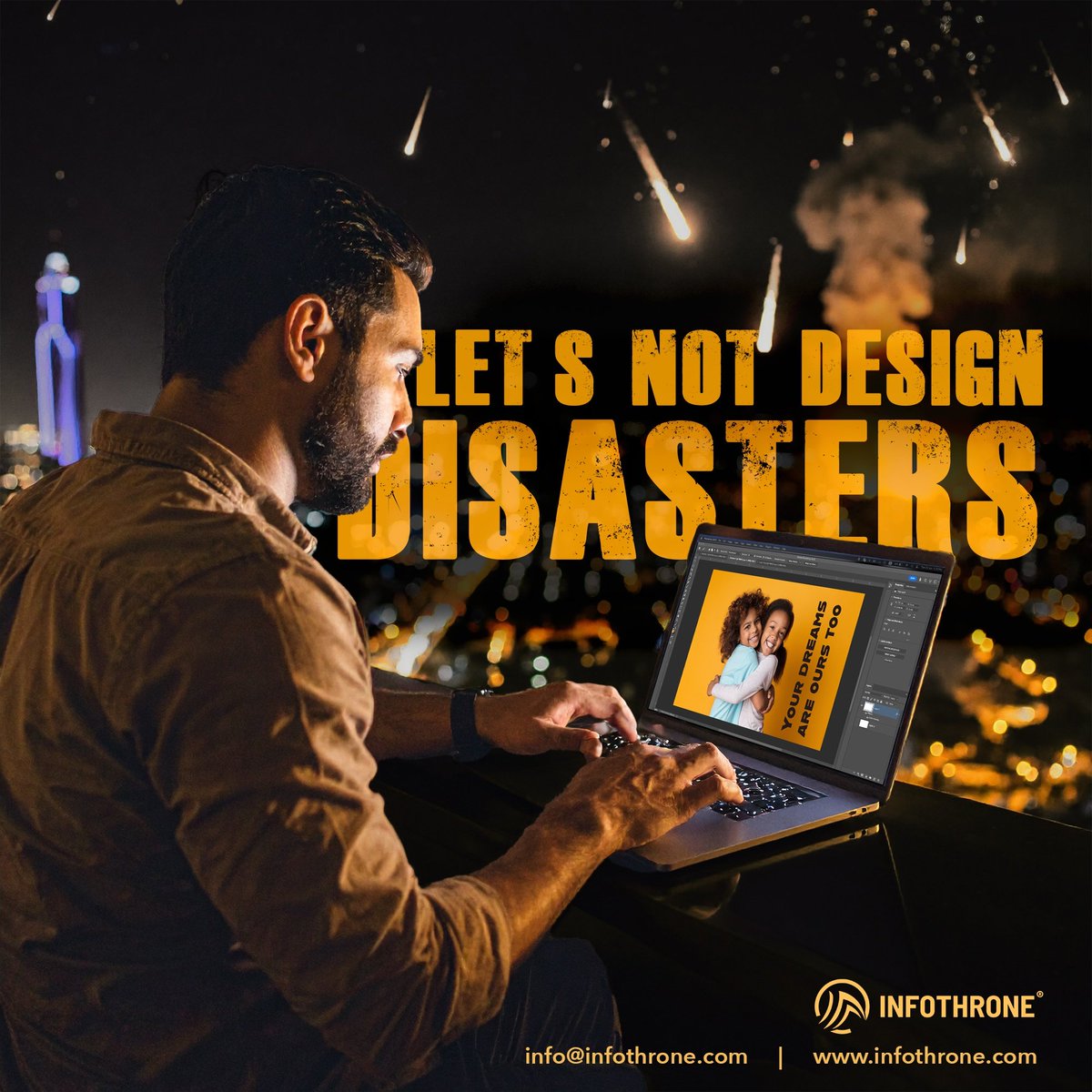 infothrone's tweet photo. Let's not design disasters. Let's design stability, clarity &amp; progress. Our team at Infothrone is relentlessly committed to delivering exceptional design solutions. We're still working tirelessly to meet your design needs even in the world's uncertain conditions &amp; we will always. https://t.co/6EiJaoQeNJ