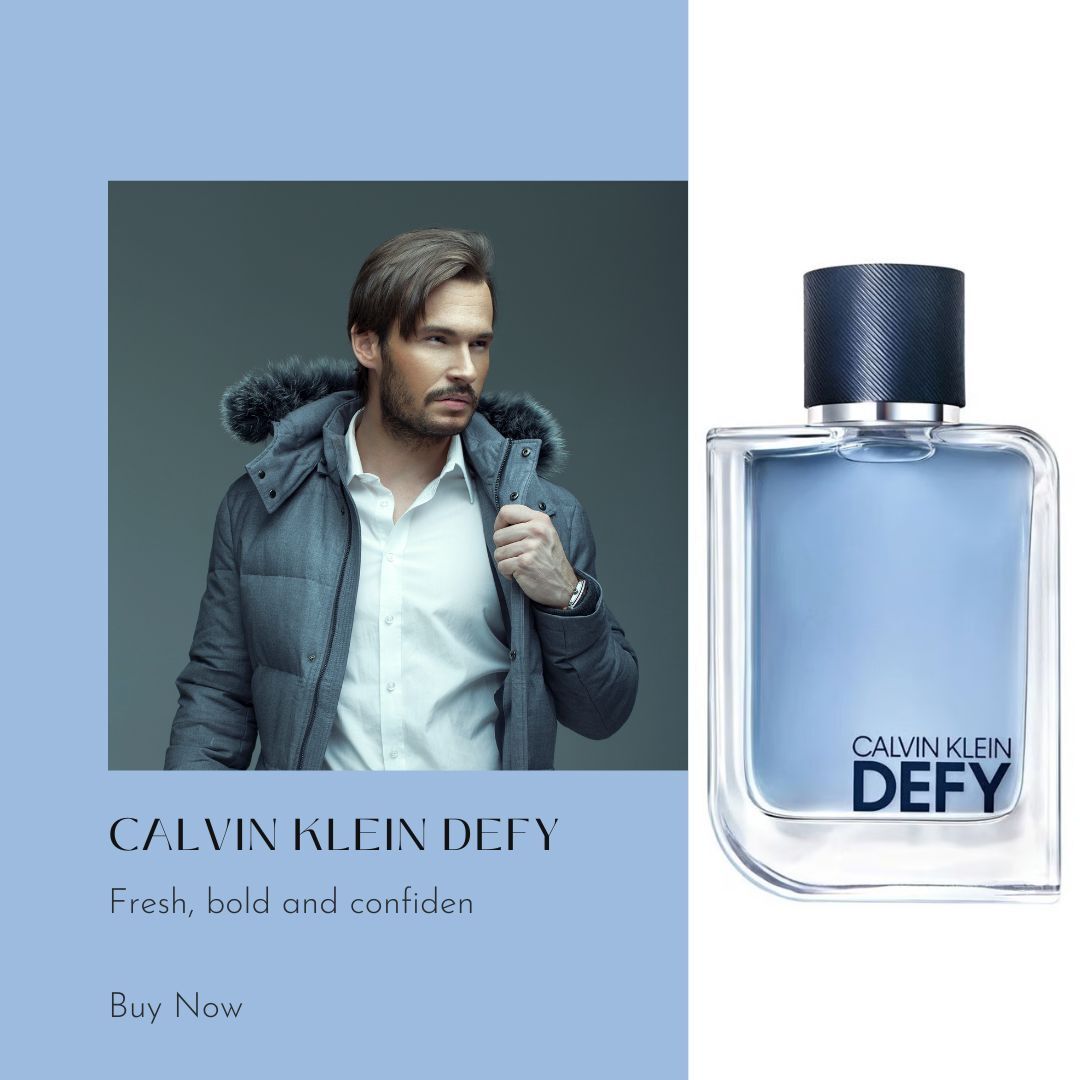 Embrace confidence with Calvin Klein Defy EDT! 💥 A captivating blend for the modern man who defies expectations. Own your style, defy the norm! #CalvinKlein #Defy #EDT #FragranceForMen bit.ly/49ZLkrV