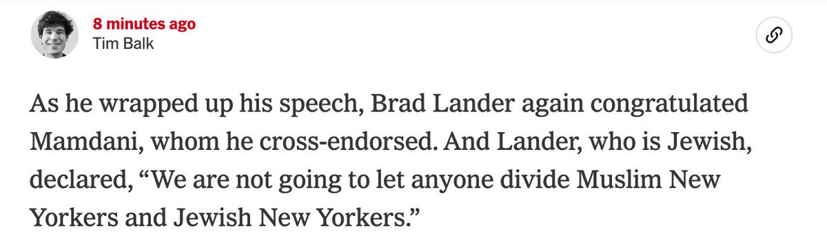 MAGHwrites's tweet image. I'm proudly Jewish and proud to have ranked Mamdani #1. This Mamdani-Lander coalition has been a JOY.
I can't wait to vote for Mamdani in the general! And to NOT vote for the man who sexually harassed 12+ women as governor!