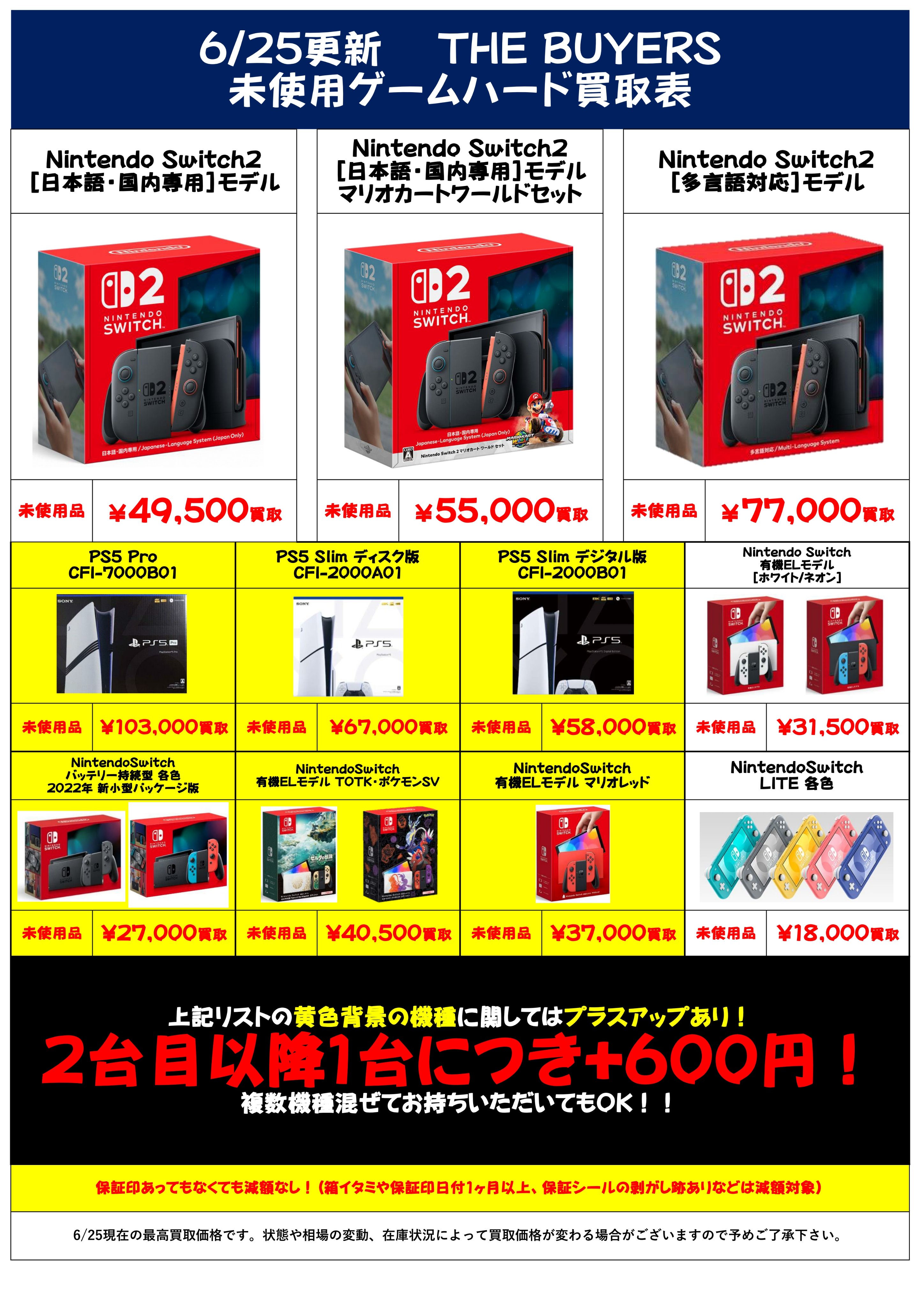 GWイベント】5/6まで！Switchソフト各1個限定の激アツ価格買取