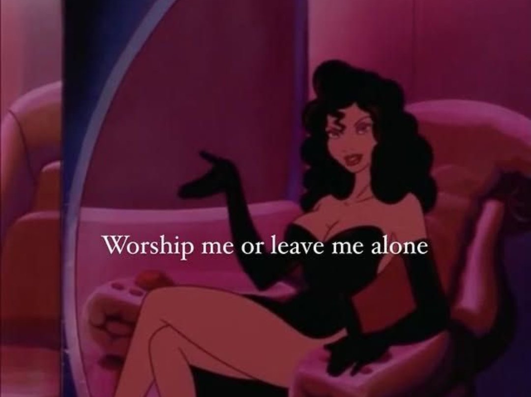 JezdaGoddess's tweet photo. As a Goddess and a Brat, I 100% feel H his energy.

SPOIL ME OR LEAVE ME ALONE https://t.co/B791qvr6oI