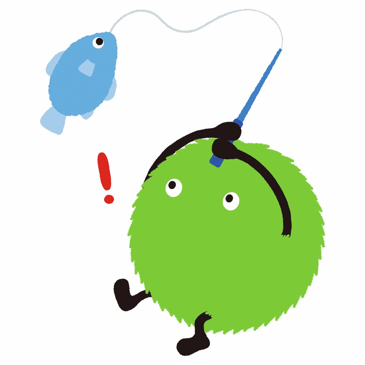 suumo's tweet image. もふーーーーっ！！！
釣れたぁ～～～
むむむ・・・
このあと、ぼくどうすればいいのかな・・・？！

#釣り