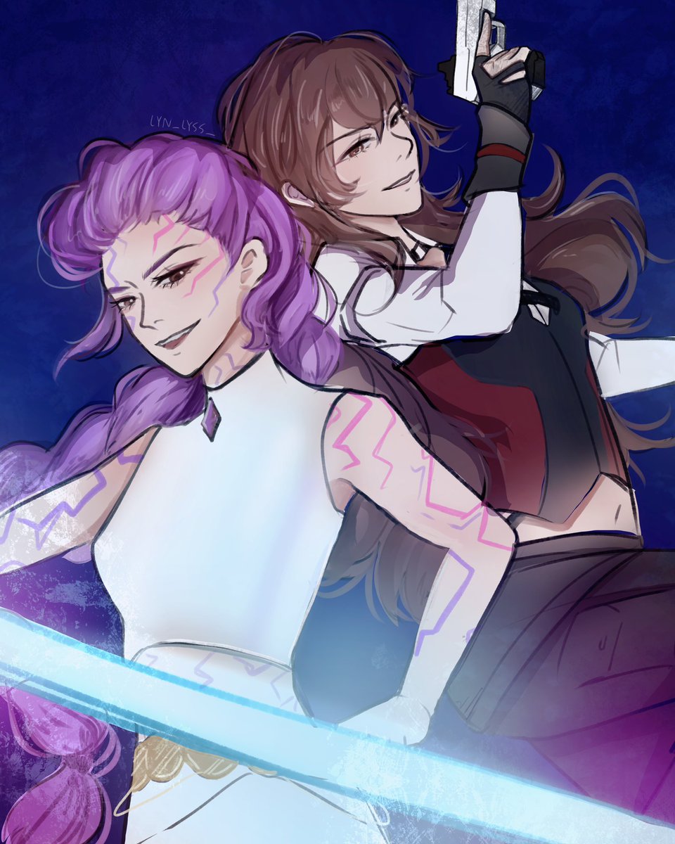 lyn_lyss_'s tweet image. rumi & MC = demon & wanderer hunters 🙂↕️🤝
#KPOPDEMONHUNTERS #LoveandDeepspace #恋与深空