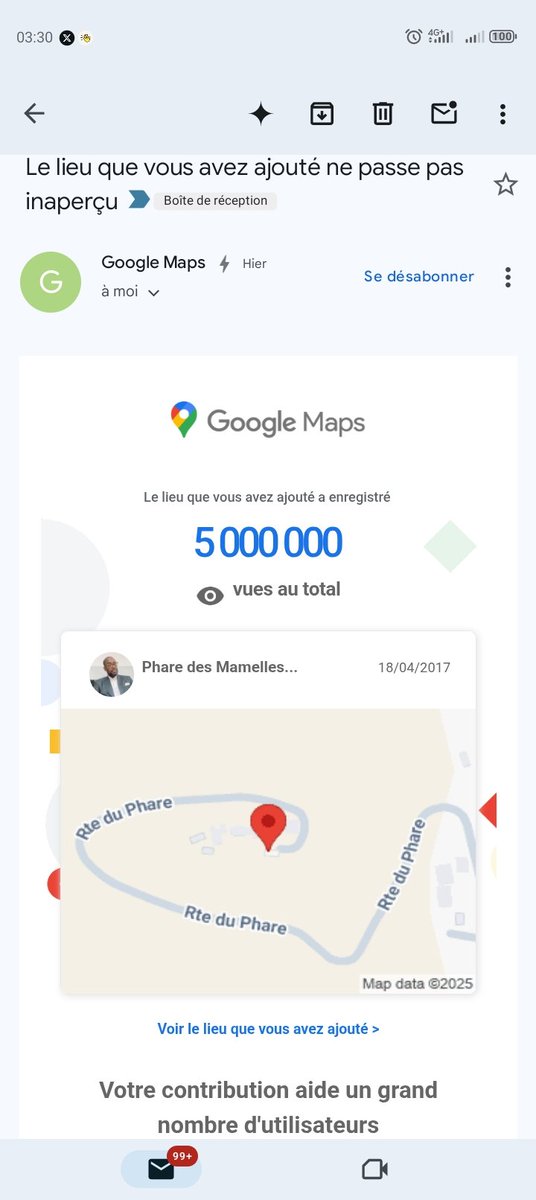 Voilà l'argent perdu sans le savoir ! On contribue pour le <a href="/pharedesmamelle/">Phare Des Mamelles</a> et on ne gagne même pas un brunch ! 😂😂😂