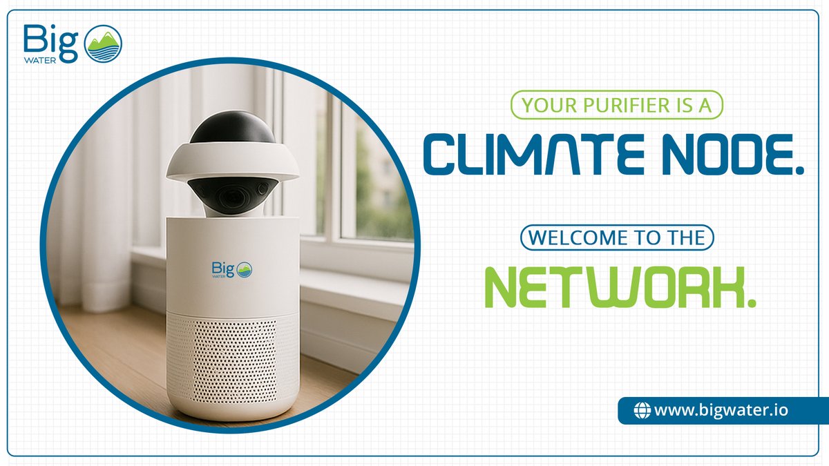 DePIN isn’t just about connectivity.

 It’s about consequence.

Our devices breathe with you.

Track air. Share data. Reward good habits.

All while building a water-positive infrastructure behind the scenes.

This is real-world ReFi.

<a href="/BigWProtocol/">BigWater</a>