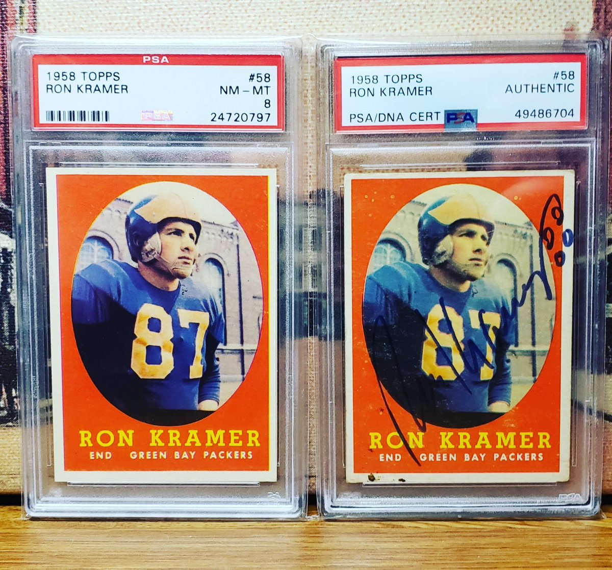 SconnEtradition's tweet photo. HBD to Ron Kramer "The Big Oaf" prototype for the modern day TE! Auto is Pop 1. #greenbaypackers #ronkramer https://t.co/D9nPOBdfMB