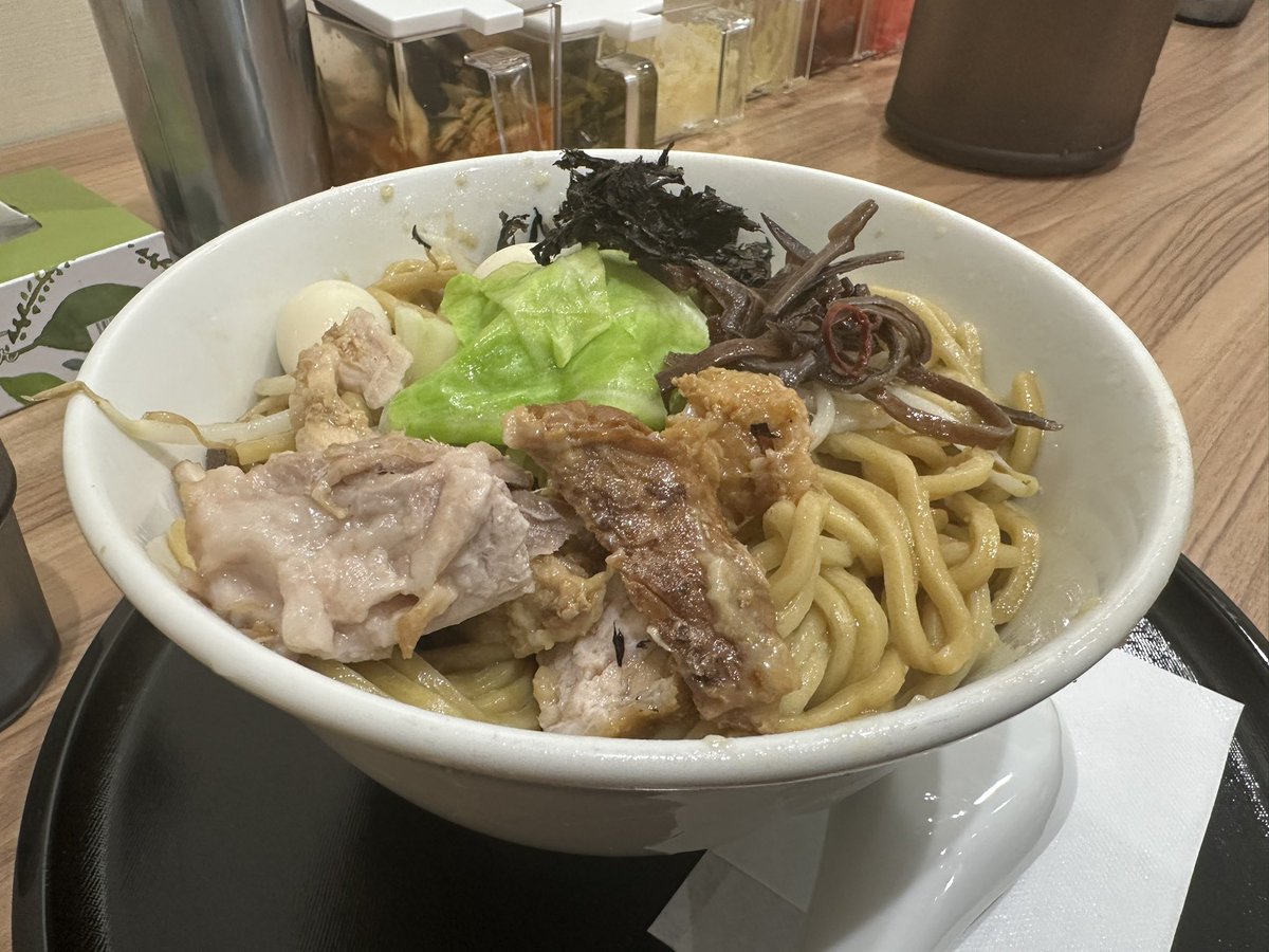 雨龍　汁なし正油　うまい