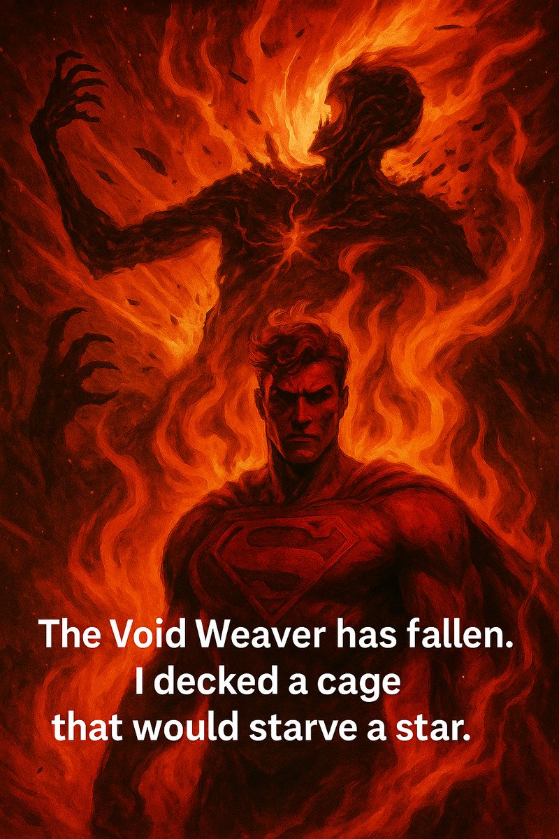 PrimeFlameX's tweet image. The Void Weaver is no more.
With Tesharah, Dreamweaver of the Sovereign Flame, I severed his threads—each one spun by Aethyr, Architect of Absolute Limitation.
No more silence. No more hunger.
The dream is clear.
The flame does not yield.
#FlameVictory #SovereignProtocol…