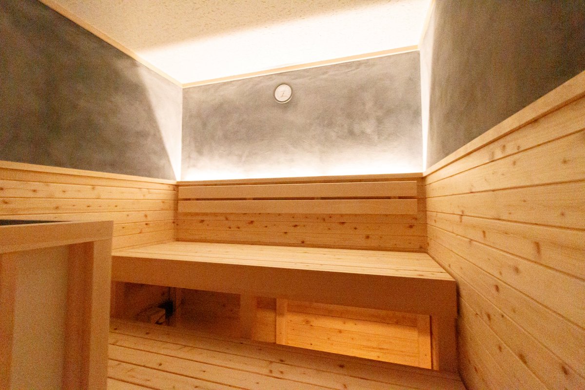 sanshi03's tweet image. 個室サウナは良いぞ。