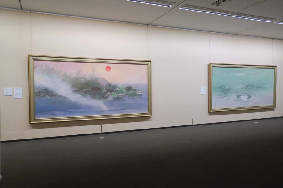 本日(6/25)より「現代日本画名品選Ⅰ」が始まりました。 新館1階では