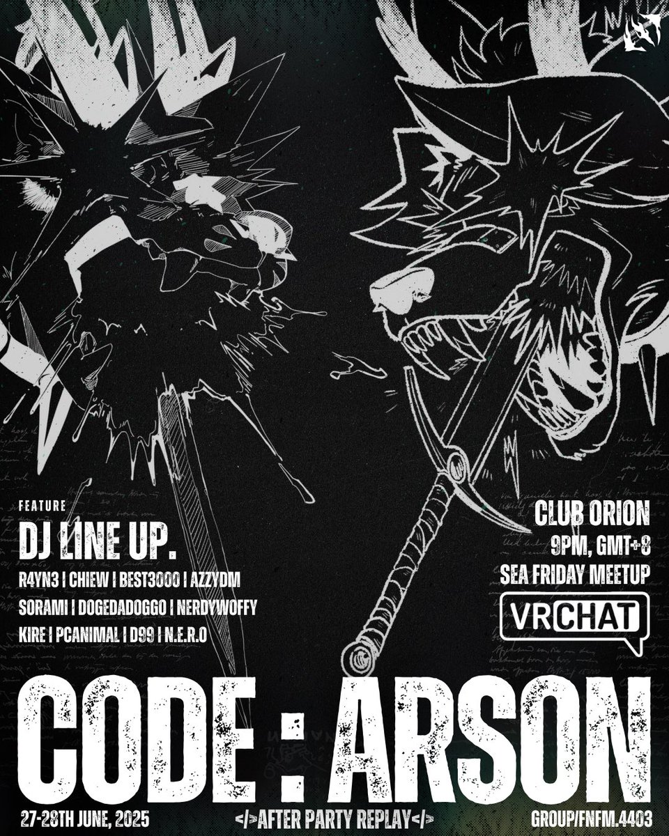 CODE : AFTER PARTY EVENT tweet media