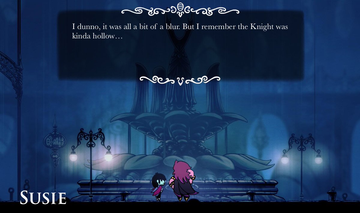 ASolidCat's tweet image. The knight looked kinda what?! 

#DELTARUNE #hollowknight