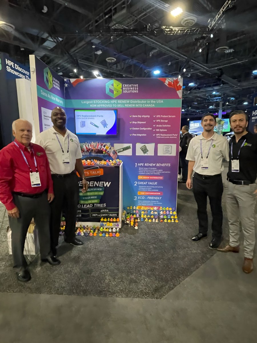 Kicking off HPE Discover 2025 in Las Vegas!
The team is ready for another exciting week 🚀
Come visit us at the booth 2200 and let’s talk HPE Renew!