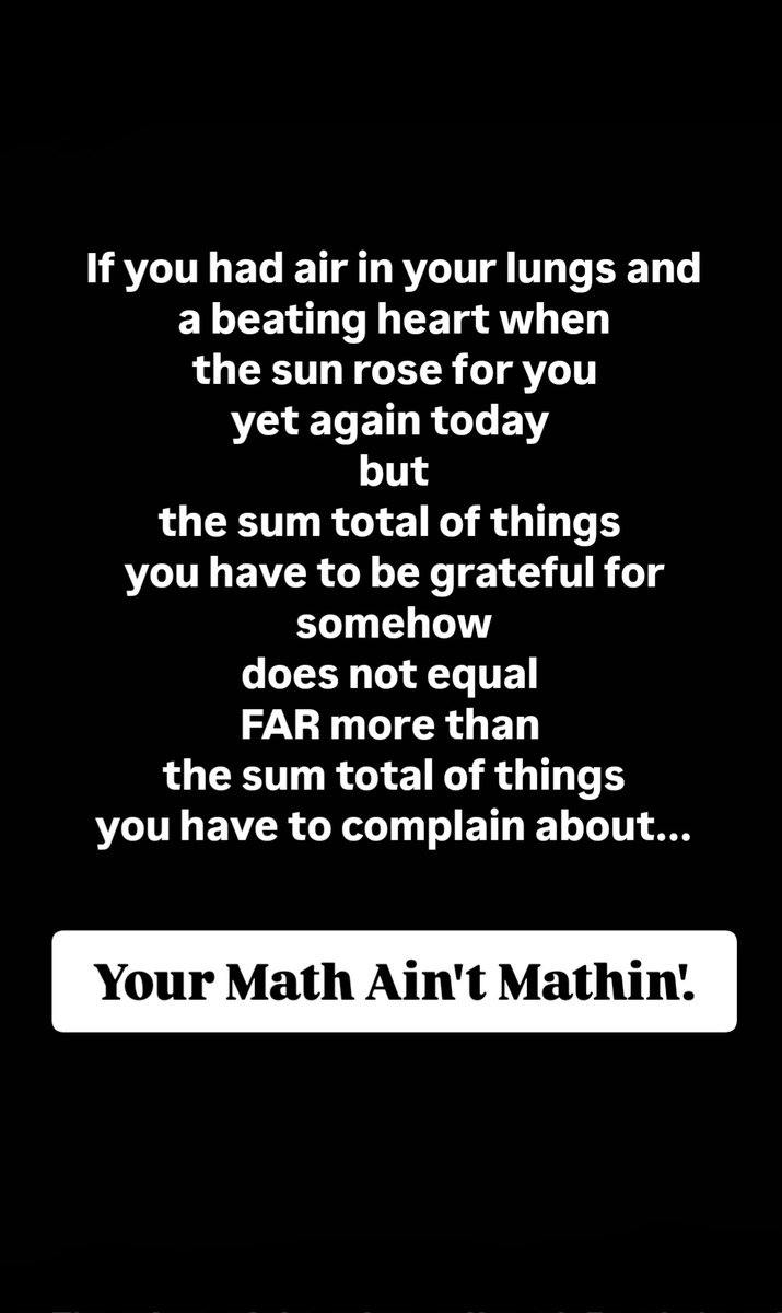 the_melodybrown's tweet image. Gratitude > Gripes
#BasicMathematics
#TheFundamentals