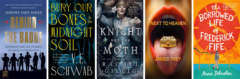 CHBoothLibrary's tweet image. This week the Cyrenius H. Booth Library has 12 new books. New items include Behind the Badge, Bury Our Bones in the Midnight Soil, The Knight and the Moth, Next to Heaven, The Borrowed Life of Frederick Fife, and Counting Backwards. wowbrary.org/nu.aspx?p=3076…