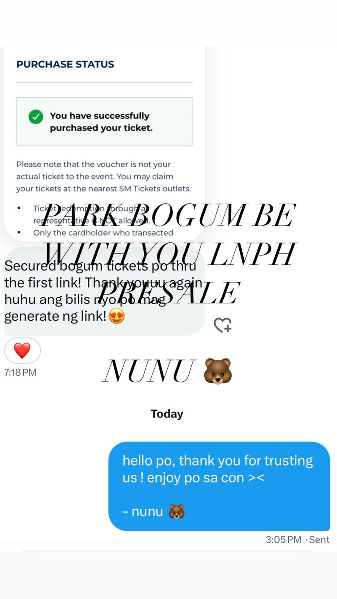 starglowstudies's tweet photo. FEW MINS

BE WITH YOU! PARK BOGUM GENERAL SALE FAN MEETING TOUR IN MOA ARENA DIRECT LINK

bypass link: ₱100 
- NO queueing 
- direct to seat selection 
- multiple links 

dm me for details 

#PARKBOGUM #BEWITHYOU #THEBLACKLABEL

wts ph ticket assistance wtb  direct link dl https://t.co/95HlCAcwTY