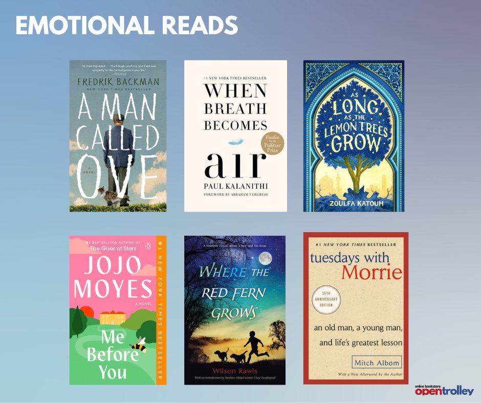 Books that made us cry... and we're still not over them. These unforgettable tearjerkers stay with you long after you’ve closed the last page. Share a book that made you cry 👇

#BooksThatMadeYouCry #Tearjerkers #EmotionalReads