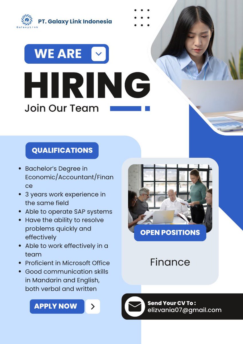 cishuashua's tweet photo. Haloo guyss! ada info loker penempatan Sidoarjo nih
#infoloker #infolokersidoarjo https://t.co/hiheCATXAr