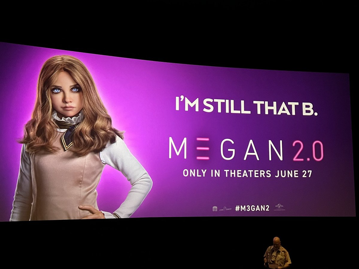 #m3gan2 is how you transition from horror to action in style - great action, tremendous humor and a story with feeling at its heart. M3GAN 2.0 upgrades on every level and is the must see ride this summer movie season <a href="/meetM3GAN/">M3GAN 2.0</a> <a href="/blumhouse/">Blumhouse</a> <a href="/UniversalPics/">Universal Pictures</a>
