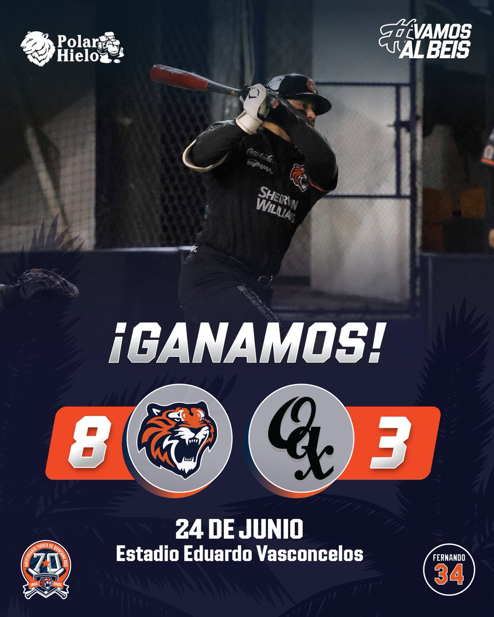 Esta noche en Oaxaca... ¡GANARON LOS TIGRES! 🐯💥

#VamosAlBeis | #70AñosRugiendo