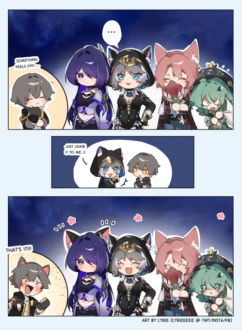 Fluffy ears squad!
#Honkaistarrail #Starrail #hsr  #Cipher #Amphoreus #newstarcreator 