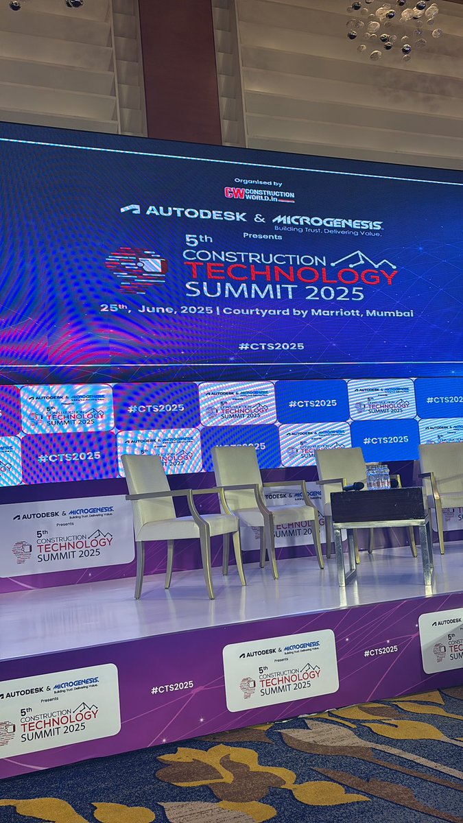 Pratap Padode (@pratappadode) on Twitter photo 5th Construction Technology Summit #CTS2025 commences today! <a href="/CWmagazine/">Construction World</a> <a href="/FCCIndia/">FIRST Construction Council</a> 5th Construction Technology Summit #CTS2025 commences today! <a href="/CWmagazine/">Construction World</a> <a href="/FCCIndia/">FIRST Construction Council</a>
