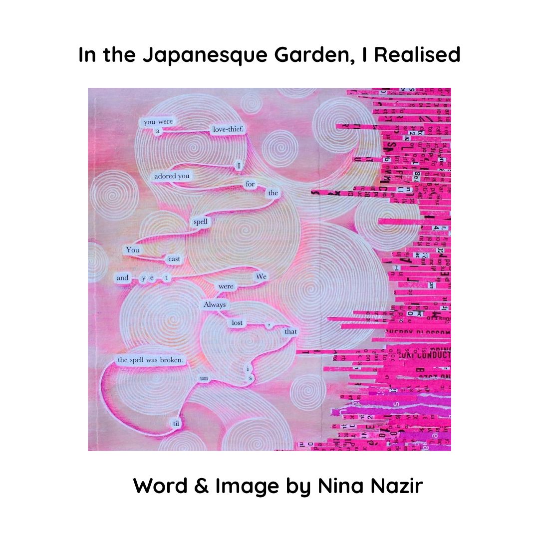 InkSweatTears's tweet image. A luminous word &amp;amp; image piece by Nina Nazir tracing enchantment, heartbreak, and the moment the illusion clears.

View here
inksweatandtears.co.uk/nina-nazir-5/

#InkSweatandTears #WordandImage