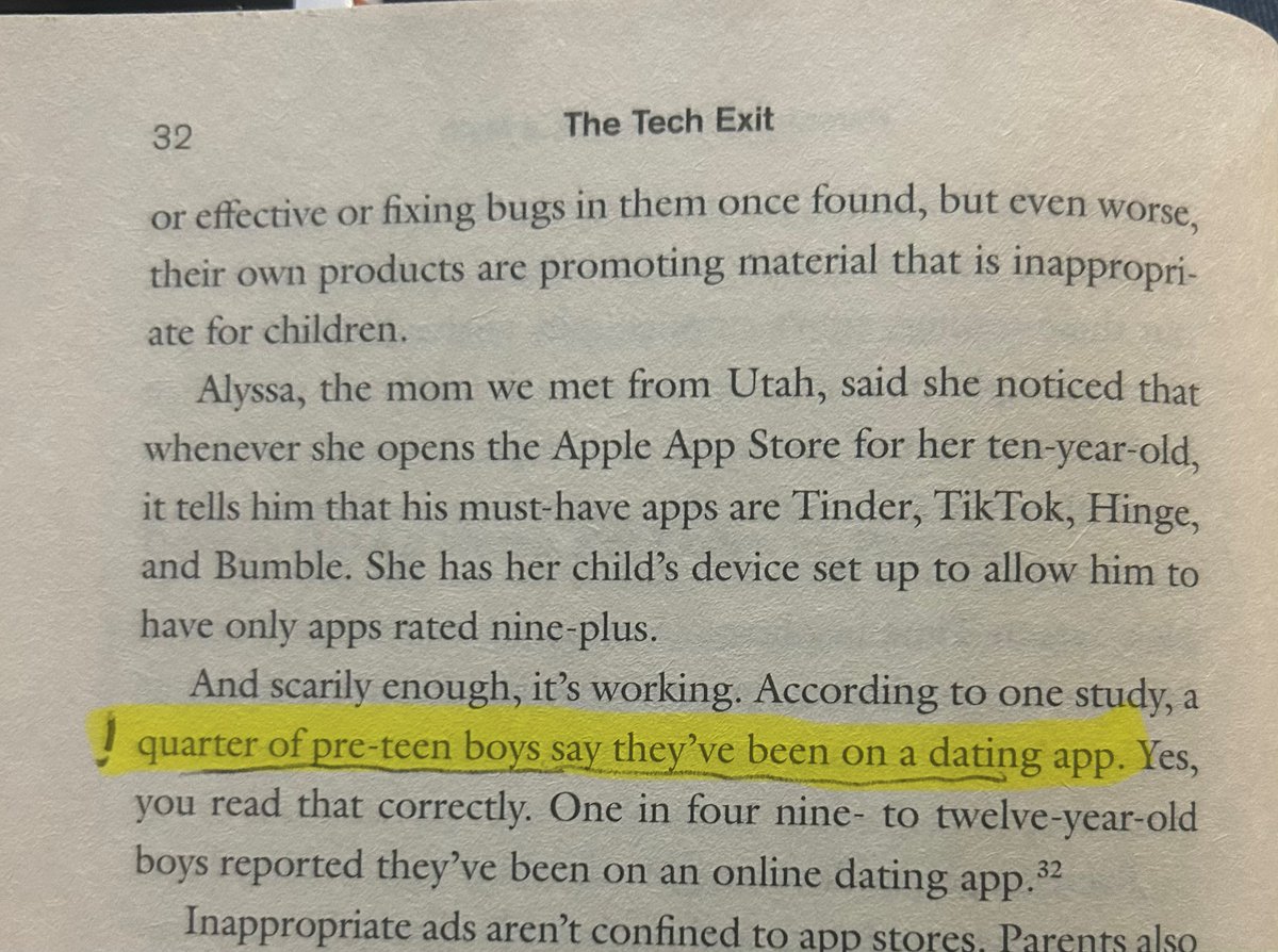 I’ve read a lot about technology and teens - and this is so wild… Talked to some young people I know and it aligns with what they told me. 
Fascinating book: The Tech Exit by <a href="/ClareMorellEPPC/">Clare Morell</a>