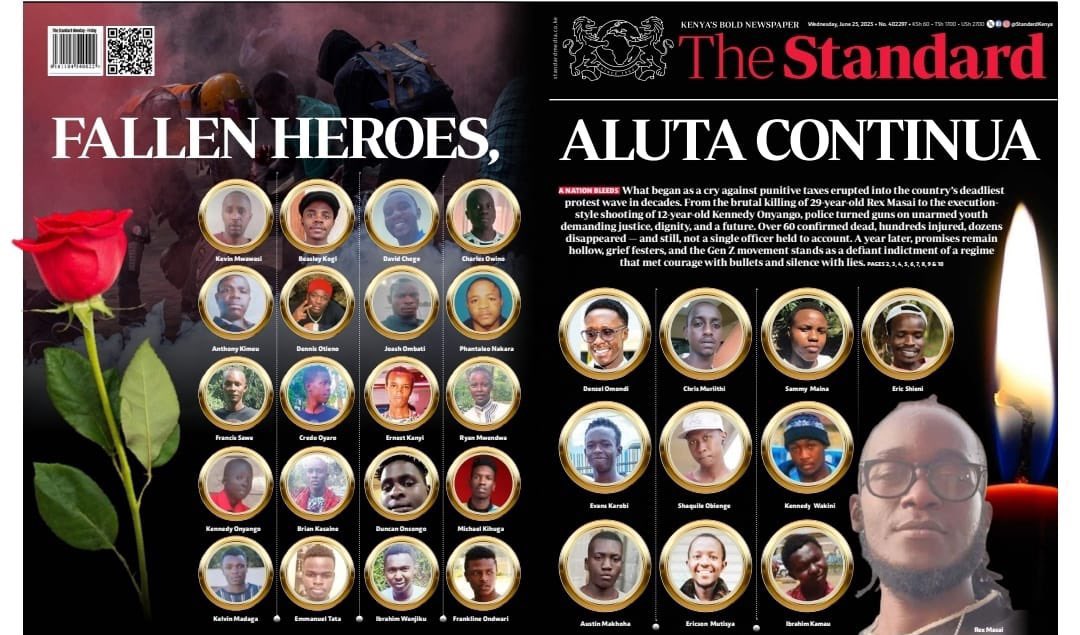 Today, June 25th, we remember our brothers and sisters who were killed because they dared to demand for a better Kenya.

🕊️🕊️🕊️