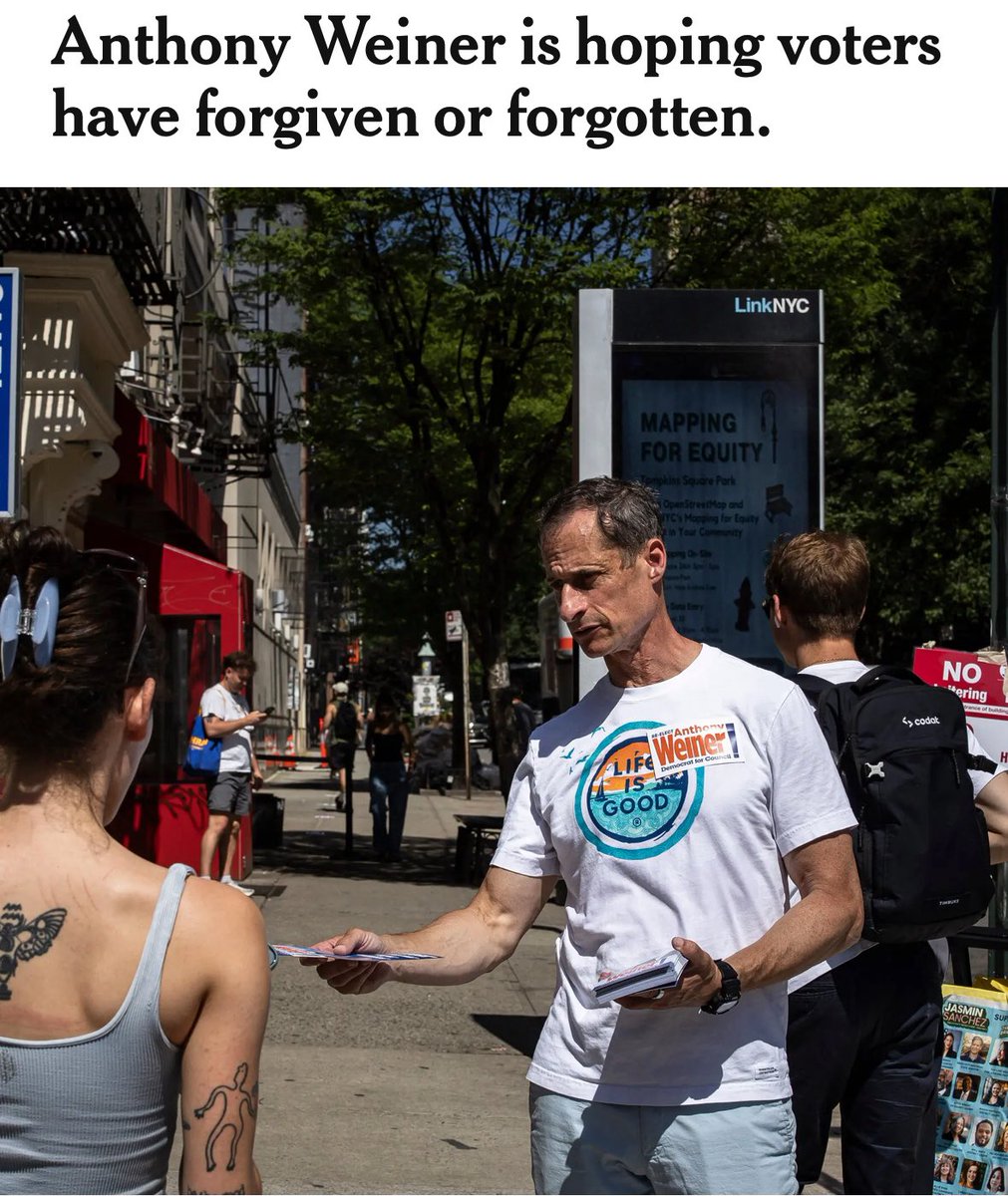 Satanta19's tweet image. Funniest part of NYC election day by far: