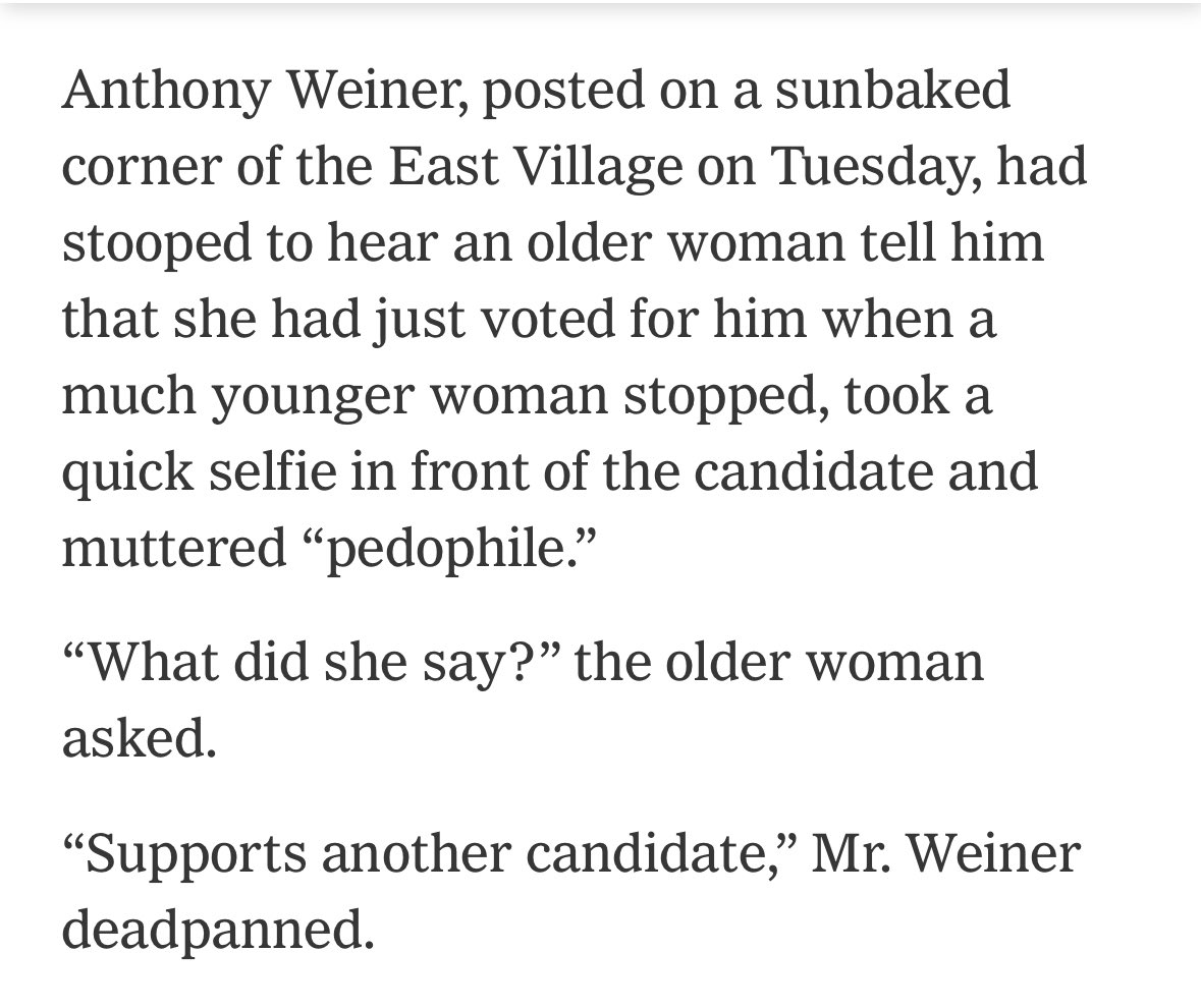 Satanta19's tweet image. Funniest part of NYC election day by far: