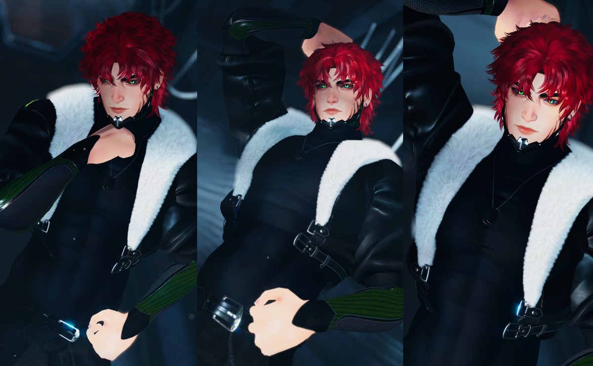 We are happy to say we've been accepted into the Avatar Marketplace on VRChat &amp; have our first approved avatar, Rebel Blues, available for purchase in-game! (He's 3600 credits)

Currently just the Good Performance version is available, with the full model coming soon!  #VRChat