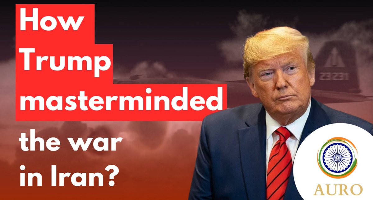 auro_digital's tweet photo. 🚨 Did Trump’s tweets spark the Iran War? 🚨

Watch the full story  https://t.co/4bcHpJe52V

#TrumpIranWar #IranCrisis2025 #TrumpTweets #USMilitaryAction   #IranConflict #WarByTweets  #USIsraelStrike  #IranTensions #RegimeChange #WarAndPeace #TrumpImpact  #MilitaryStrategy2025 https://t.co/rsAtNZx4kV