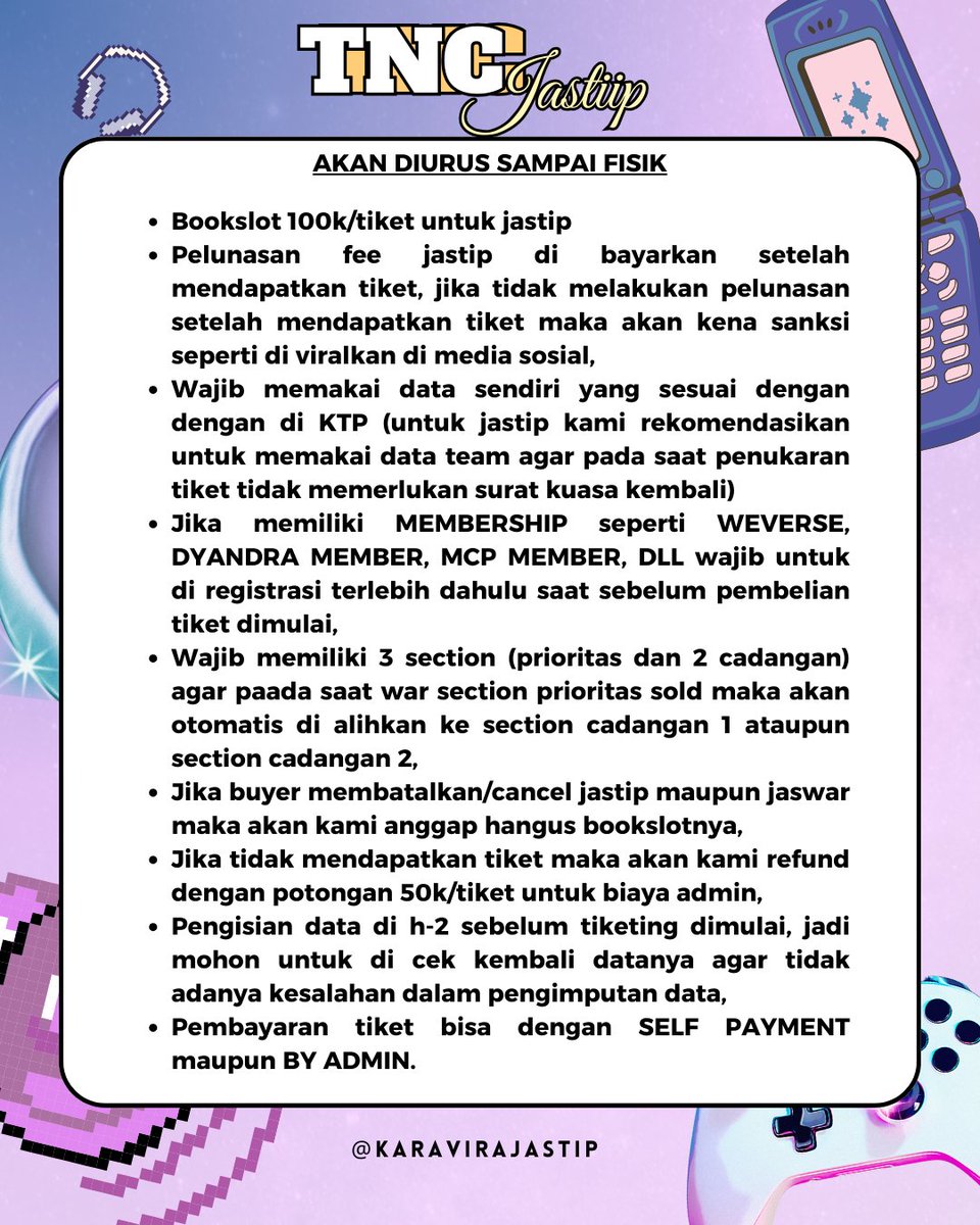 KARAVIRA JASTIP (JASTIP & JASWAR TIKET) tweet media