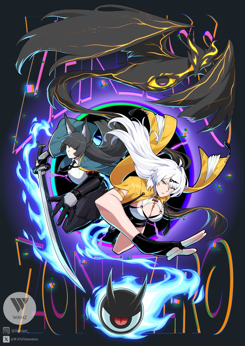 HAPPY 1st ANNIVERSARY 
<a href="/ZZZ_EN/">Zenless Zone Zero 🎉Season 2🎉</a> 
I'm late but it's okay, I hope you'll be better in the future.
2 VOID HUNTERS IN 1 FRAME, I HOPE THEY TEAM UP IN A STORY 
#ZenlessZoneZero #ZZZ #zzzero #zzzcreators #zzzfanart #zzzzero #ZenlessZoneZeroFanart #zenless