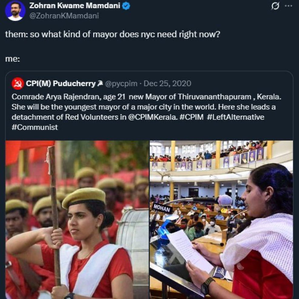 EYakoby's tweet image. Zohran is a literal communist.

NYC is committing suicide.