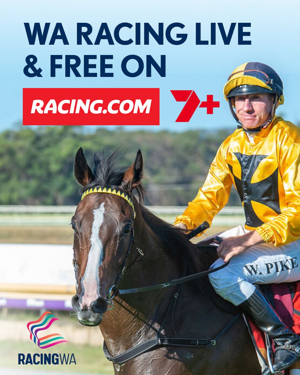 RacingWATV's tweet photo. Exciting news in the West! @RacingVictoria &amp; @RacingWA_ have struck a multi-year deal to broadcast all WA thoroughbred meetings on @Racing, starting with Northam on 2 July 2025

Read more here: https://t.co/AONlhQ1Mvm

#RacingWA #RacingDotCom https://t.co/W730uuTuB3