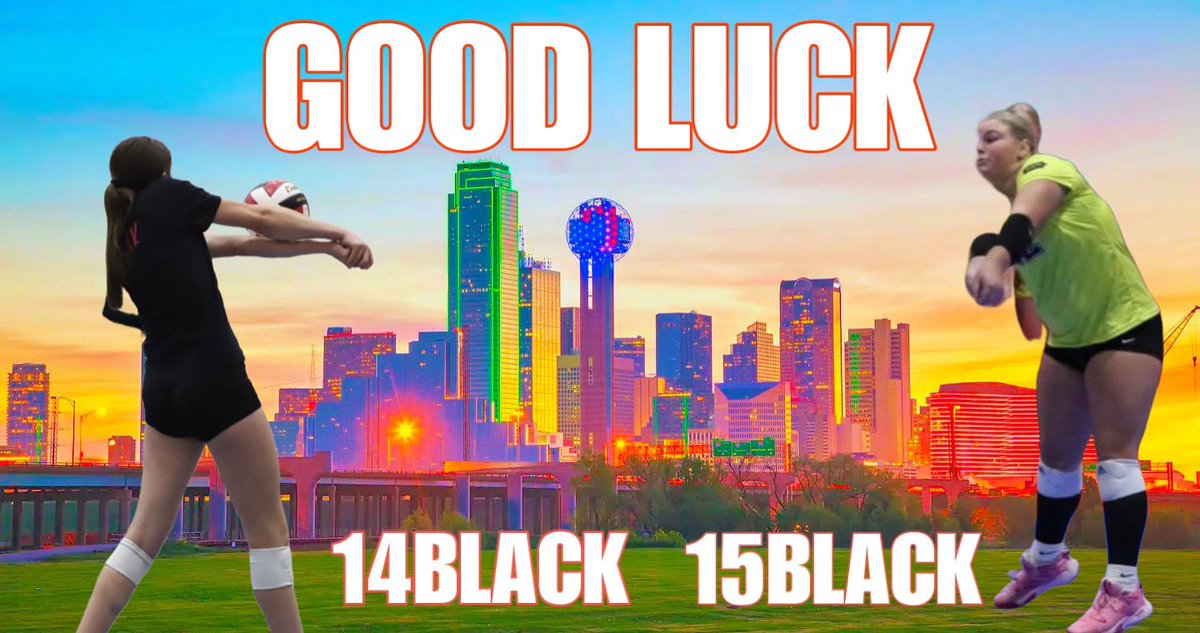 Wishing 14Black and 15Black the best of luck at Nationals in Dallas! Both teams open up play tomorrow morning!! 🤙🏼