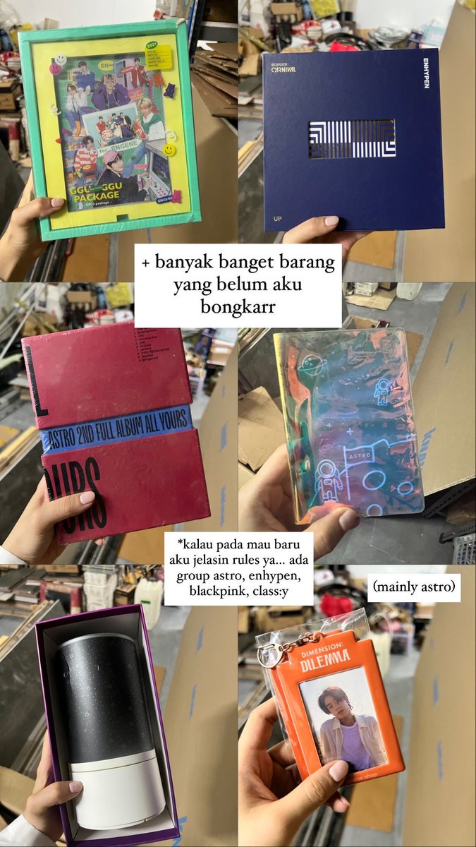bbrohastore's tweet photo. Siang Roha~! 

Mau interest check dulu… kalau owner mau adain lelang ALL ITEM start bid 10k ada yang mau kah? dibawah adalah bbrp item yang masih owner simpen ya… dan masih banyak banget yg belum di bongkar juga^^ 

Kalau mau, tolong di like ya posting ini, nanti up di ig (bio) https://t.co/1DEatoHio1