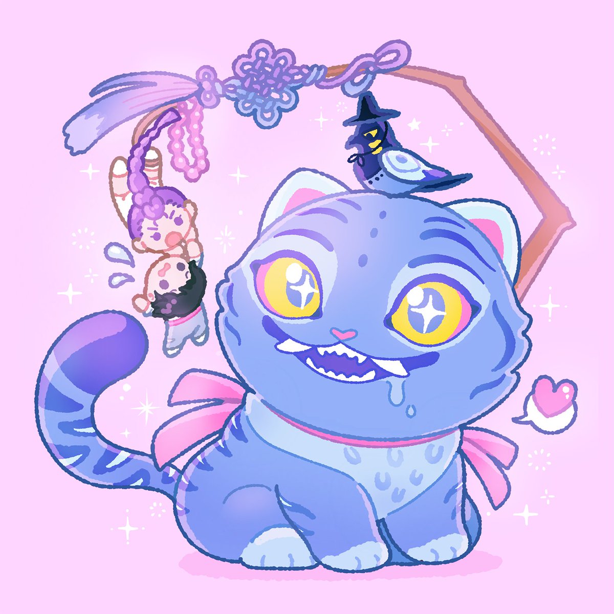 🐯🎀🐦‍⬛
#JINUMI #KPOPDEMONHUNTERS