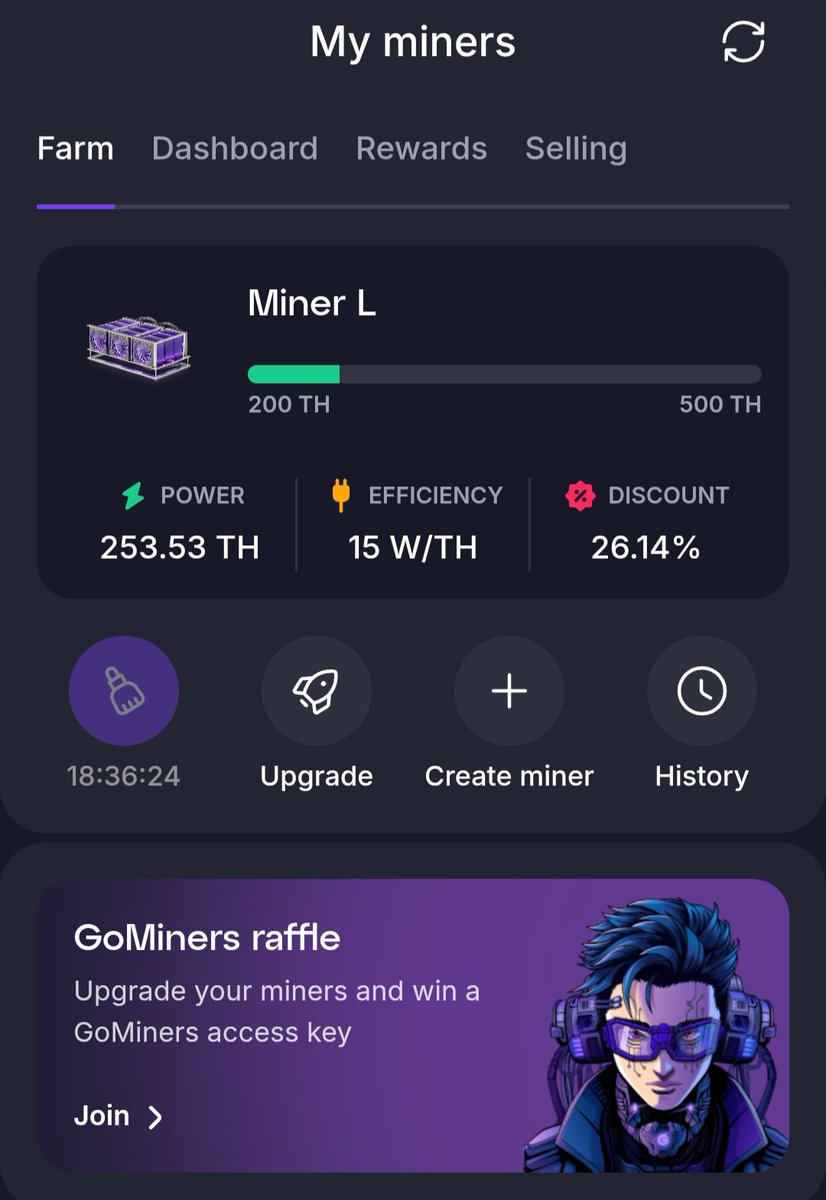 Get 5% cashback with my promo code: PYZo-

gomining.com/?ref=PYZo-