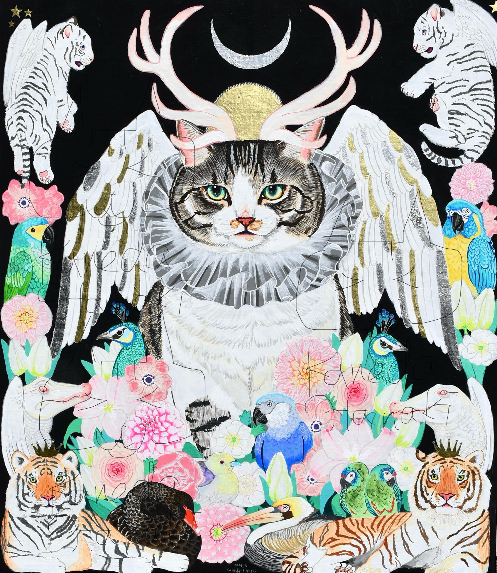 超可爱 金田花季 on X:  絵画