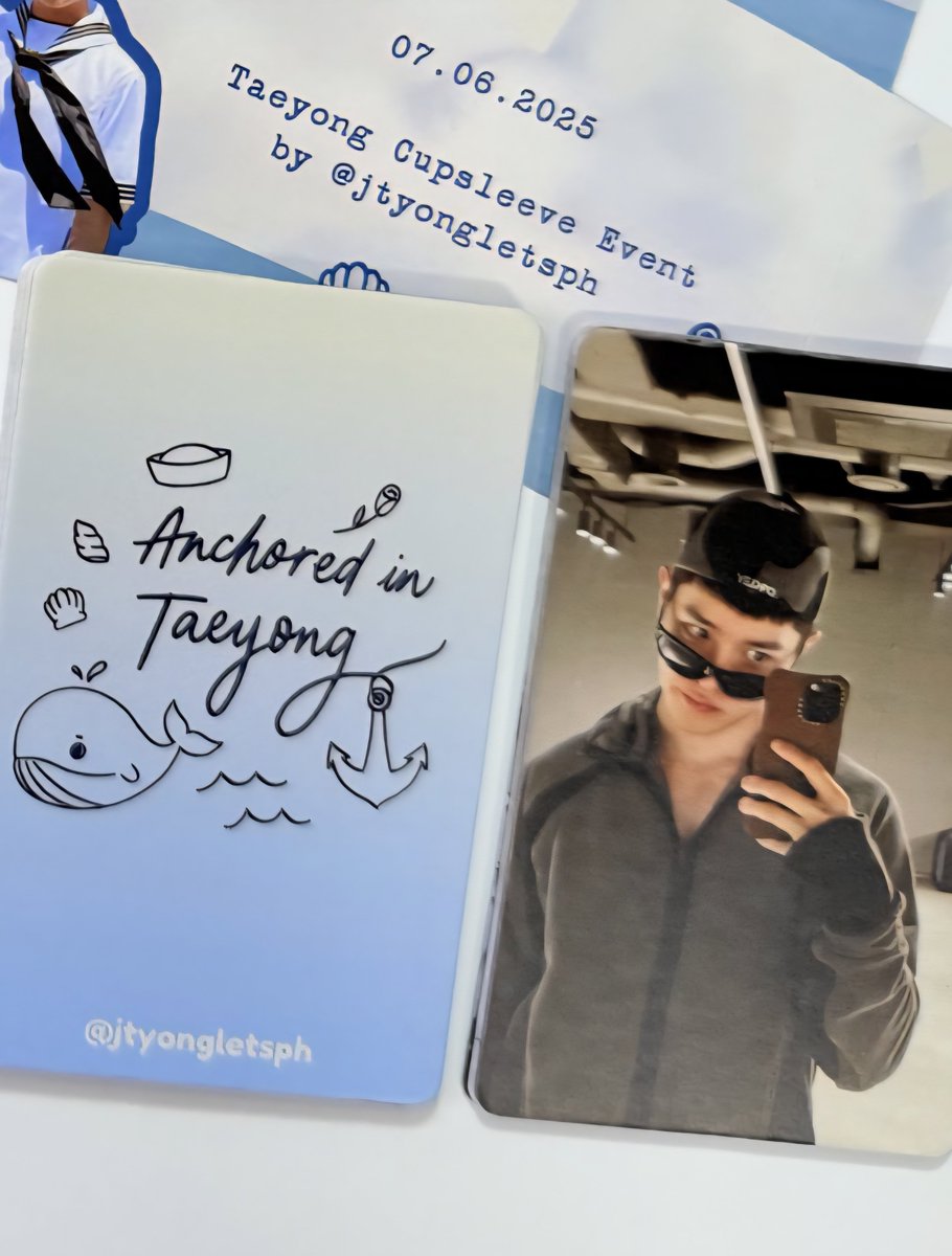 jtyongletsph's tweet photo. Waiting for a sign? THIS IS IT ✨️

A sneak peek at the #AnchoredInTaeyong CSE kit is finally here! It’s cool, curated, and absolutely essential. Lock in your orders now 😉

Offline CSE: https://t.co/EKAmSTE4G9
Online CSE: https://t.co/VwI2L2UNie

#TaeyongDay2025 #TaeyongCSEPh https://t.co/Pqy5gXMDGA