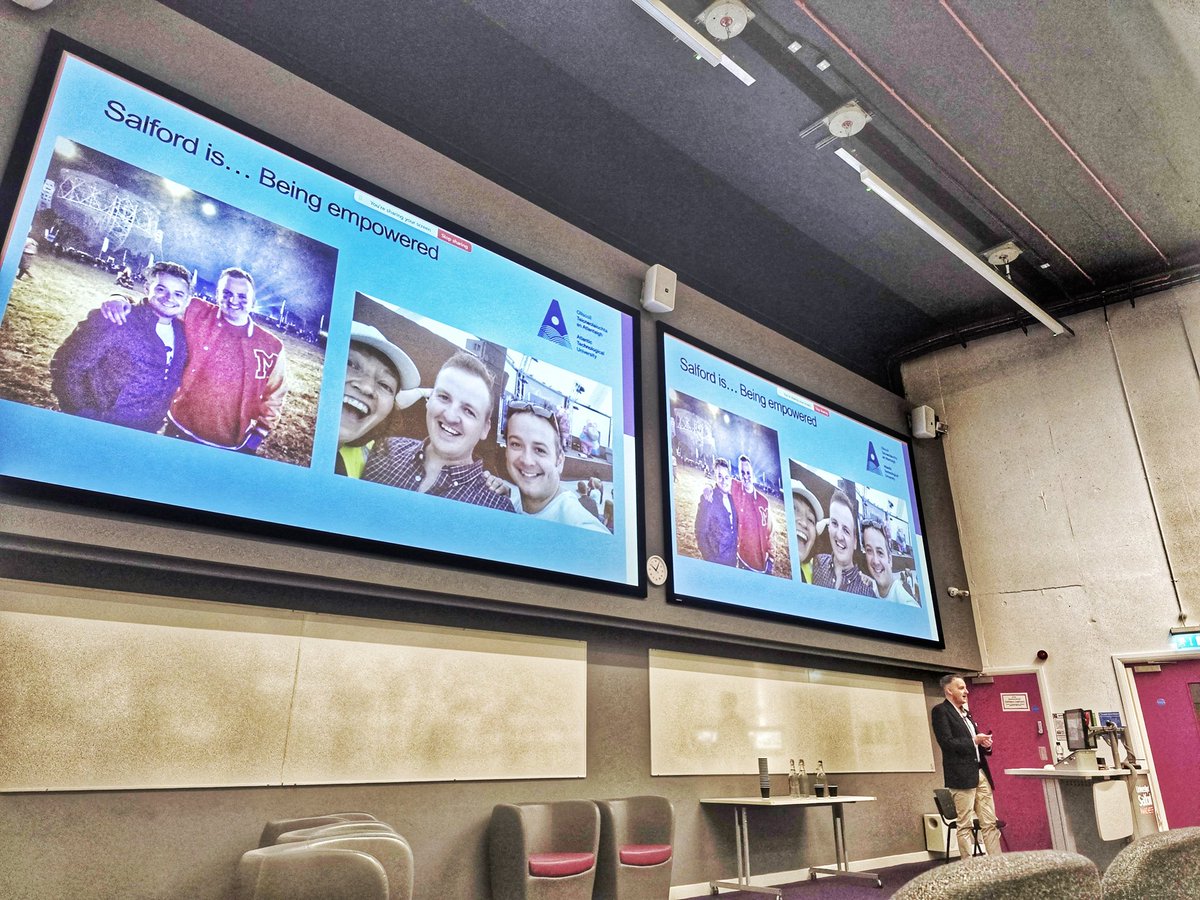 Prof Andy Miah | he/him โค๏ธ (@andymiah) on Twitter photo Amazing to see Professor <a href="/DrGaryKerr/">professor gary kerr</a> give the keynote for The University of Salford annual postgraduate researcher conference, organized by our doctoral school.
Gary is one of our superstars, completely unstoppable and the nicest person you will ever meet.
#Sparc2025 Amazing to see Professor <a href="/DrGaryKerr/">professor gary kerr</a> give the keynote for The University of Salford annual postgraduate researcher conference, organized by our doctoral school.
Gary is one of our superstars, completely unstoppable and the nicest person you will ever meet.
#Sparc2025