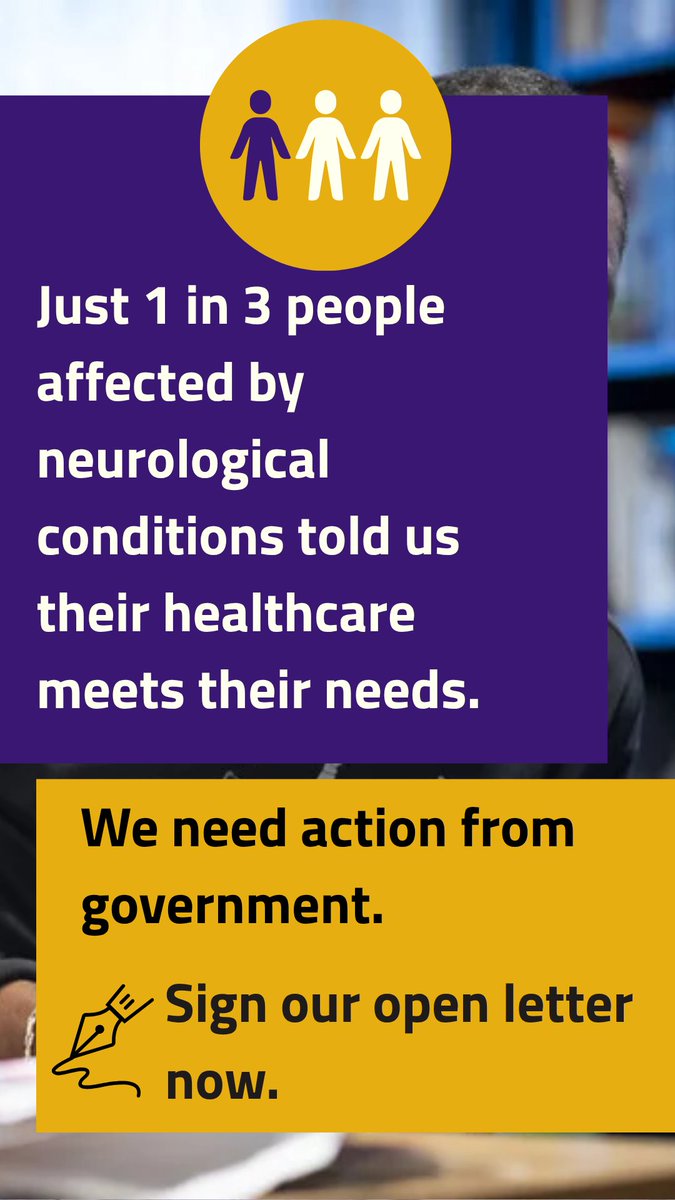 EpilepsyInst's tweet image. Just 1 in 3 people with neurological conditions like #epilepsy say their care meets their needs. We need action, not words. ✍️ Sign the open letter to @WesStreeting: bit.ly/ActForThe1in6 #MyNeuroSurvey @NeuroAlliance