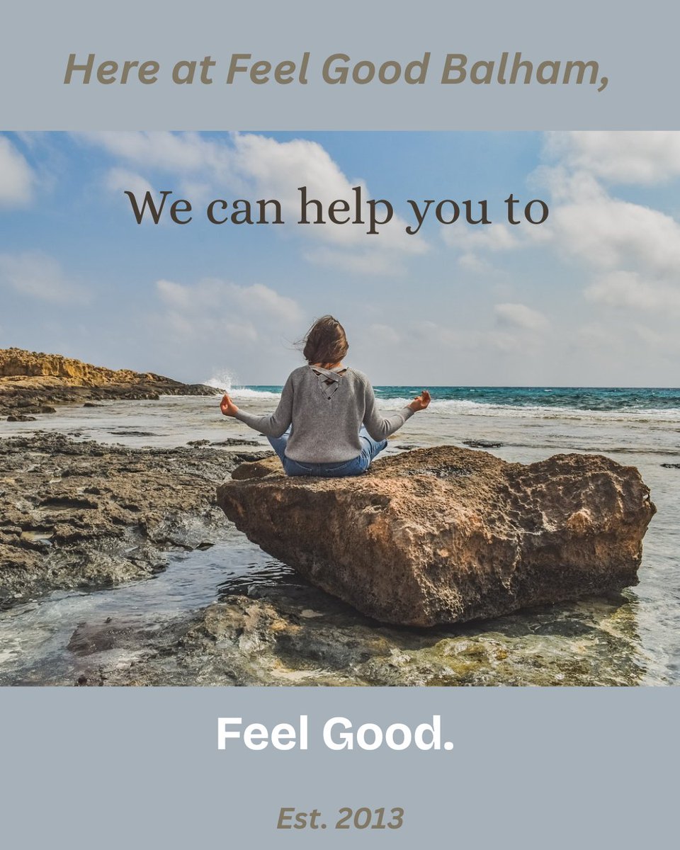 With #talkingtherapies, #massages, #Reiki, #Reflexology, #ColonHydrotherapy, and many more, #FeelGoodBalham is your one-stop #wellness clinic in Balham. We can definitely help you feel better and can definitely help you Feel Good. #therapyspace #naturalhealing #feelinggood